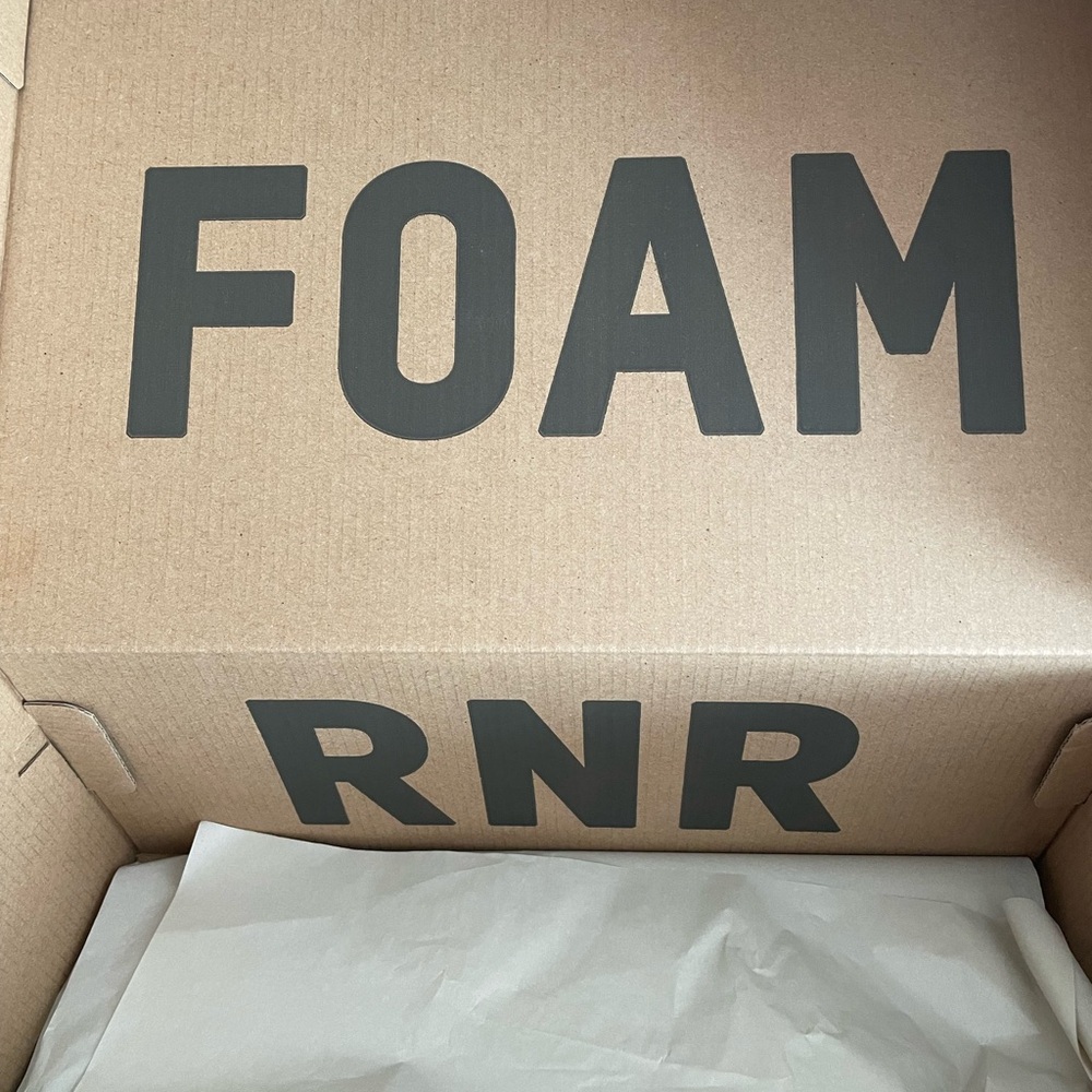 Brand new Yeezy foam runners. Onyx.